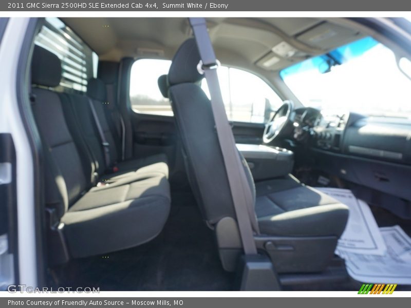 Summit White / Ebony 2011 GMC Sierra 2500HD SLE Extended Cab 4x4