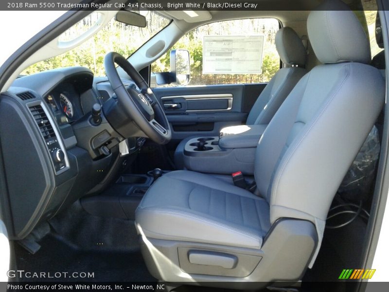Bright White / Black/Diesel Gray 2018 Ram 5500 Tradesman Regular Cab 4x4 Chassis