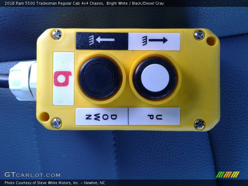 Bright White / Black/Diesel Gray 2018 Ram 5500 Tradesman Regular Cab 4x4 Chassis