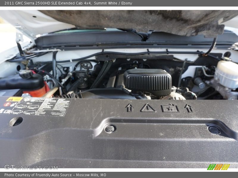 Summit White / Ebony 2011 GMC Sierra 2500HD SLE Extended Cab 4x4
