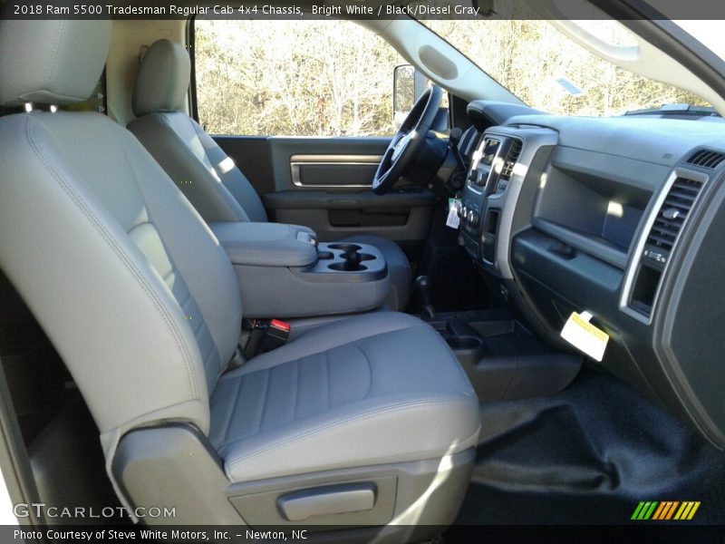 Bright White / Black/Diesel Gray 2018 Ram 5500 Tradesman Regular Cab 4x4 Chassis