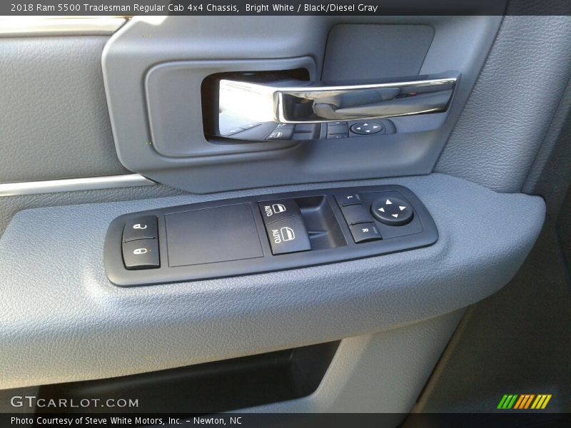 Bright White / Black/Diesel Gray 2018 Ram 5500 Tradesman Regular Cab 4x4 Chassis