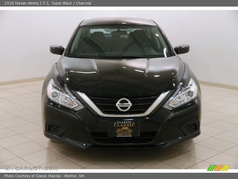 Super Black / Charcoal 2016 Nissan Altima 2.5 S