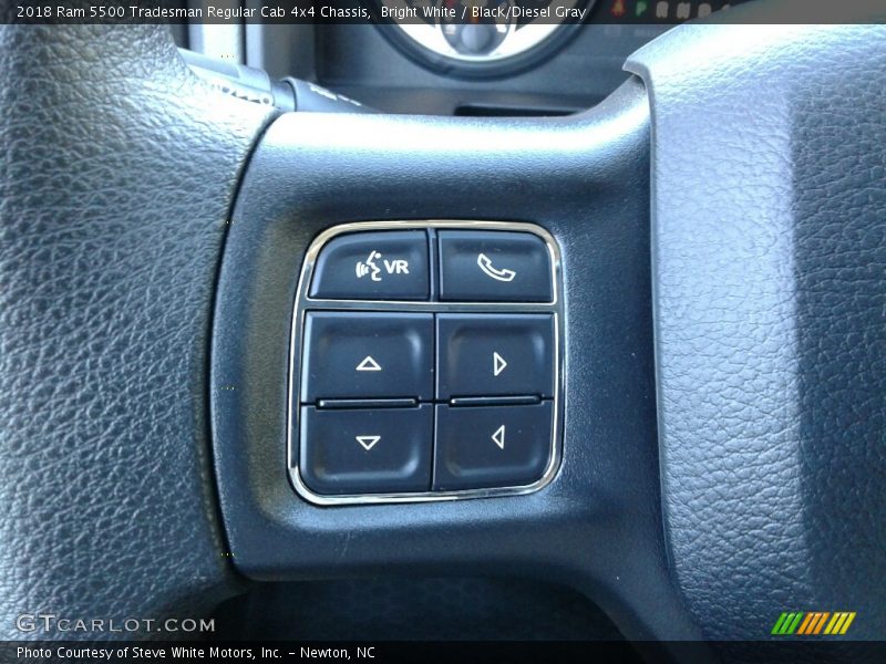 Bright White / Black/Diesel Gray 2018 Ram 5500 Tradesman Regular Cab 4x4 Chassis