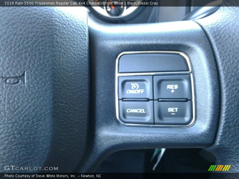 Bright White / Black/Diesel Gray 2018 Ram 5500 Tradesman Regular Cab 4x4 Chassis