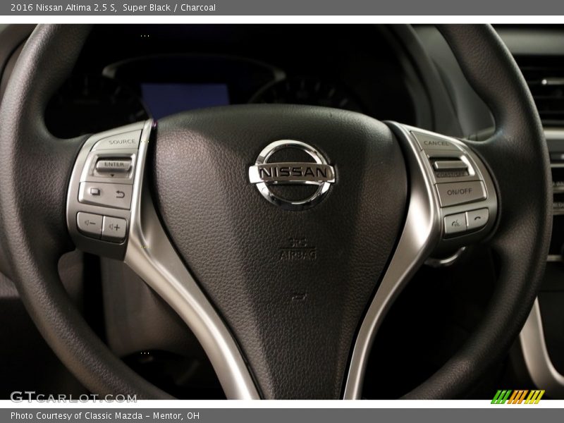 Super Black / Charcoal 2016 Nissan Altima 2.5 S