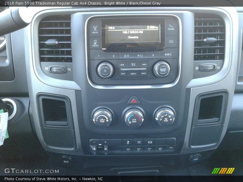 Bright White / Black/Diesel Gray 2018 Ram 5500 Tradesman Regular Cab 4x4 Chassis