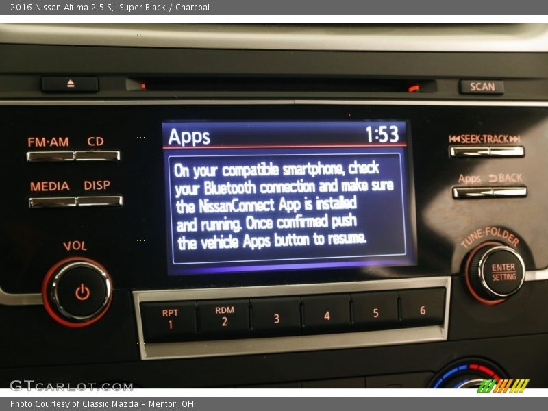 Super Black / Charcoal 2016 Nissan Altima 2.5 S