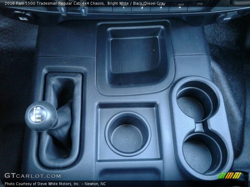 Bright White / Black/Diesel Gray 2018 Ram 5500 Tradesman Regular Cab 4x4 Chassis