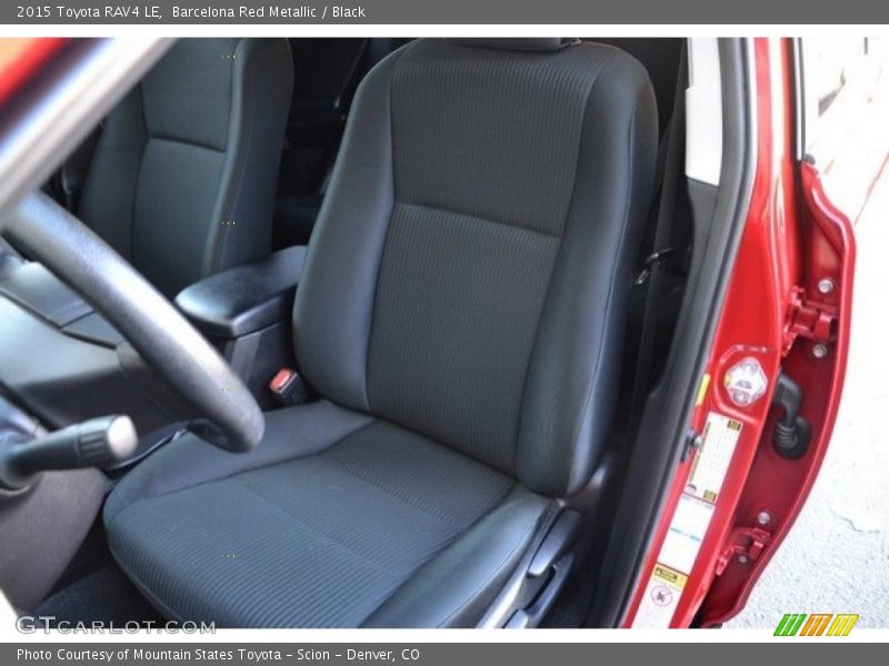 Barcelona Red Metallic / Black 2015 Toyota RAV4 LE