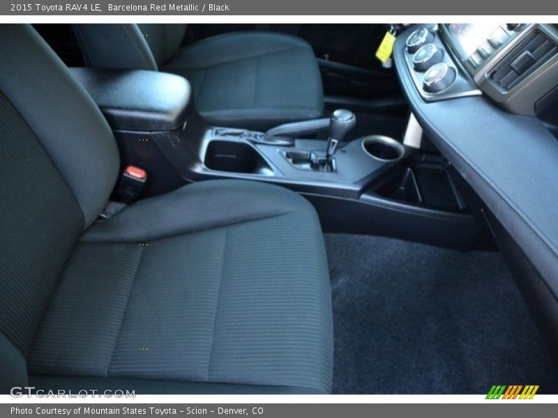 Barcelona Red Metallic / Black 2015 Toyota RAV4 LE