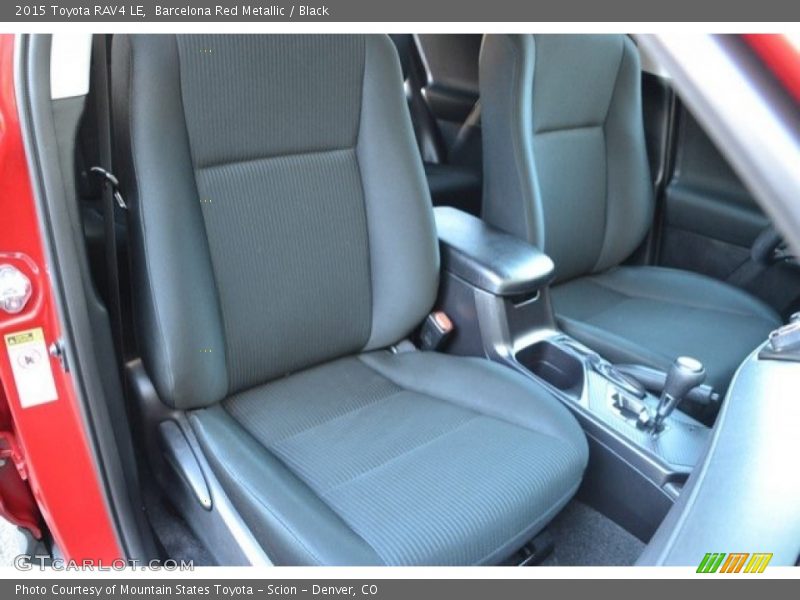 Barcelona Red Metallic / Black 2015 Toyota RAV4 LE