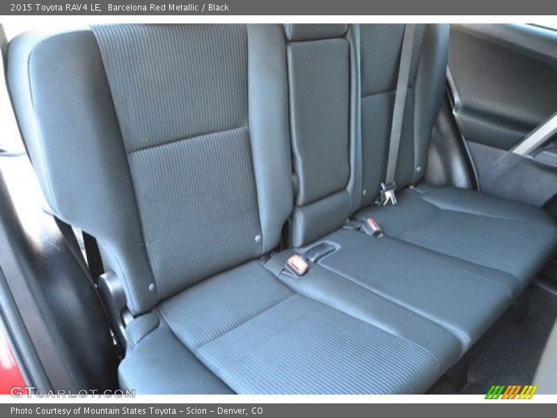 Barcelona Red Metallic / Black 2015 Toyota RAV4 LE