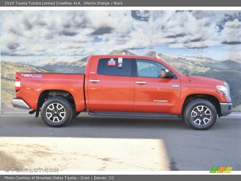  2016 Tundra Limited CrewMax 4x4 Inferno Orange