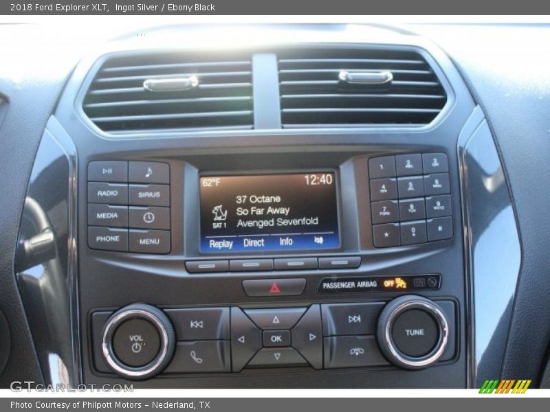Controls of 2018 Explorer XLT