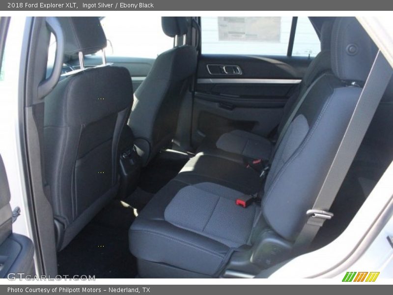 Ingot Silver / Ebony Black 2018 Ford Explorer XLT