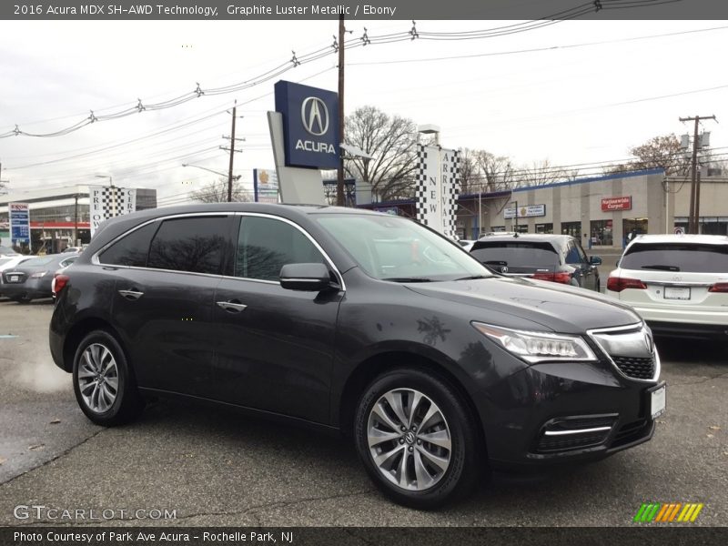 Graphite Luster Metallic / Ebony 2016 Acura MDX SH-AWD Technology