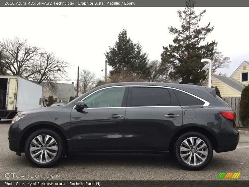 Graphite Luster Metallic / Ebony 2016 Acura MDX SH-AWD Technology