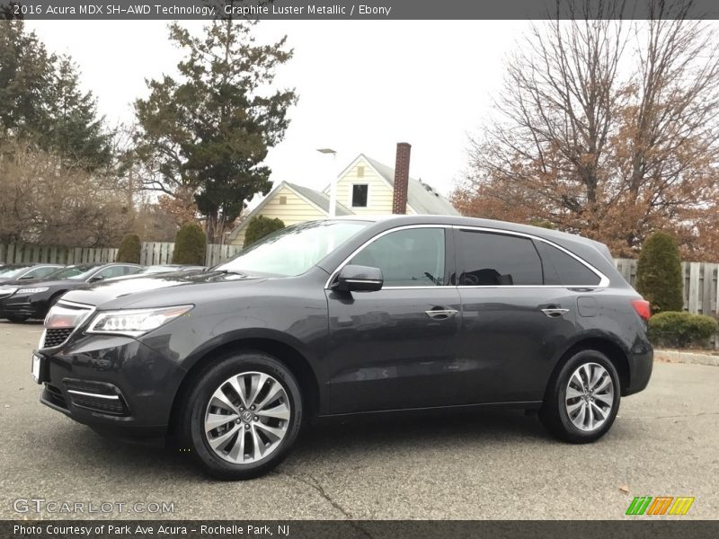 Graphite Luster Metallic / Ebony 2016 Acura MDX SH-AWD Technology
