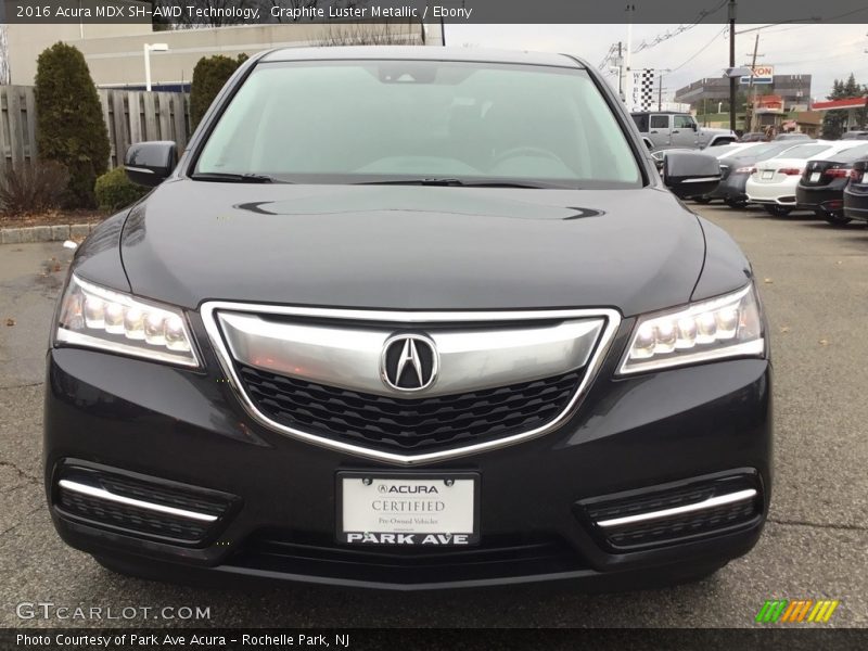 Graphite Luster Metallic / Ebony 2016 Acura MDX SH-AWD Technology