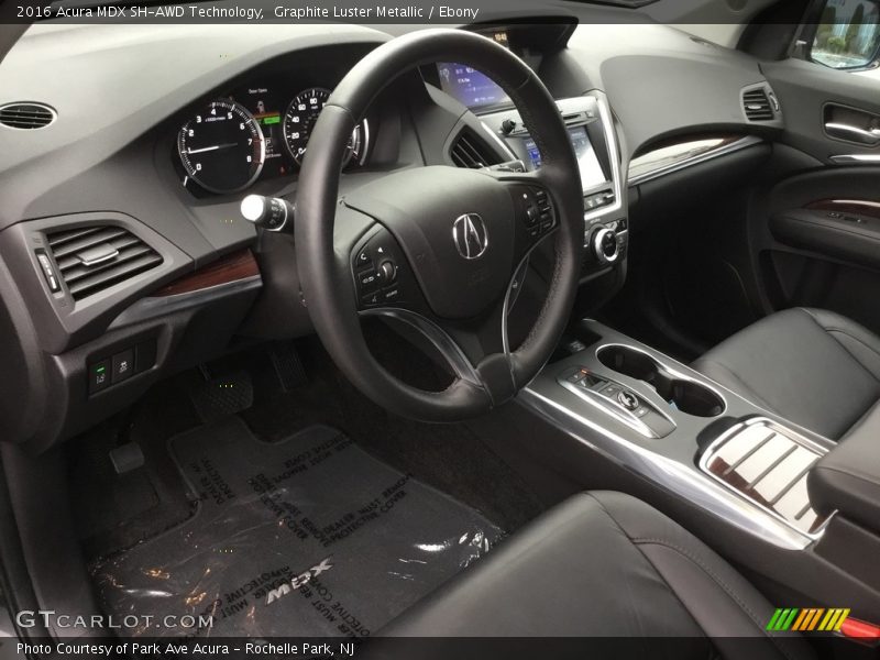 Graphite Luster Metallic / Ebony 2016 Acura MDX SH-AWD Technology