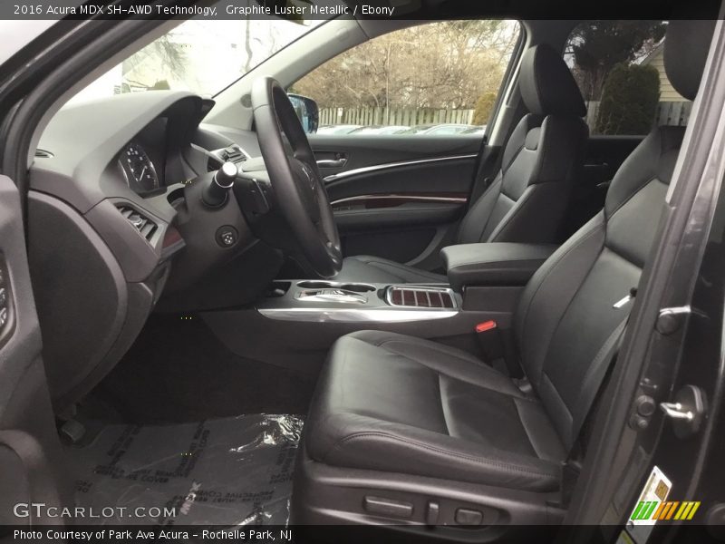 Graphite Luster Metallic / Ebony 2016 Acura MDX SH-AWD Technology