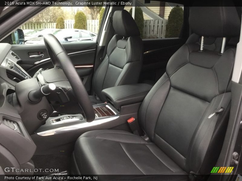Graphite Luster Metallic / Ebony 2016 Acura MDX SH-AWD Technology