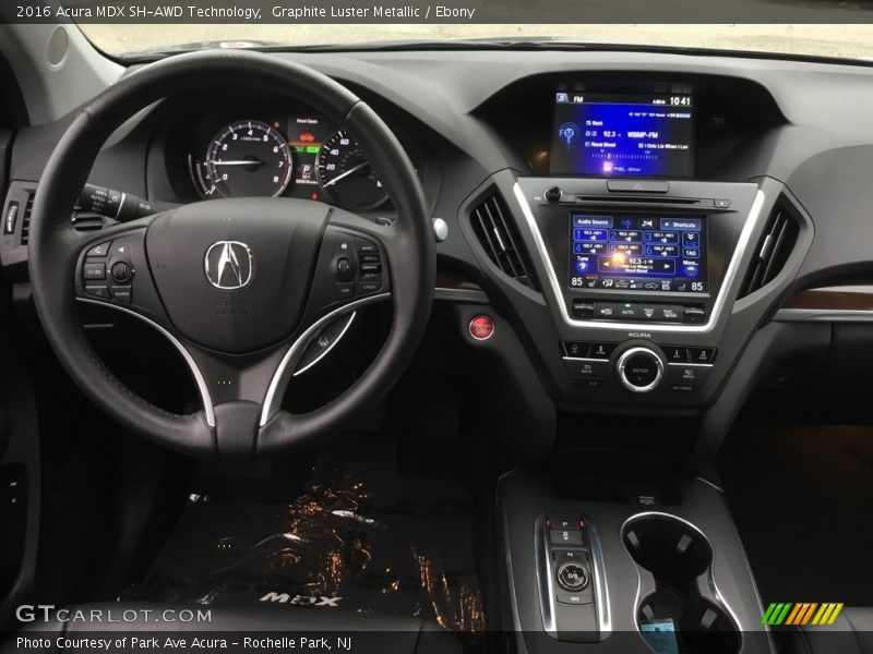 Graphite Luster Metallic / Ebony 2016 Acura MDX SH-AWD Technology