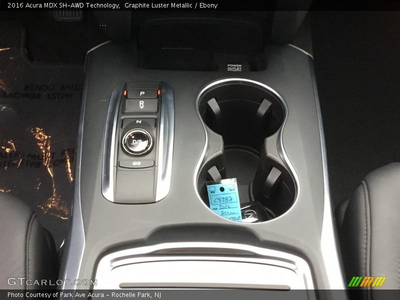 Graphite Luster Metallic / Ebony 2016 Acura MDX SH-AWD Technology