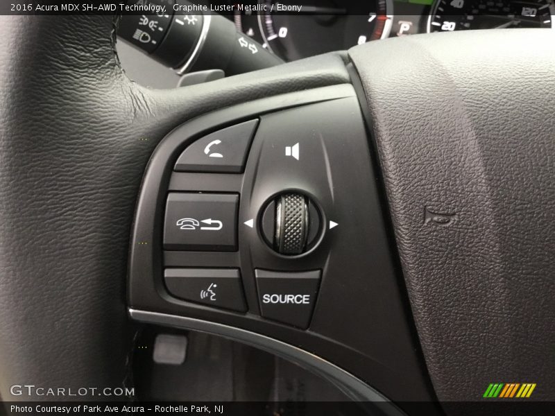 Graphite Luster Metallic / Ebony 2016 Acura MDX SH-AWD Technology