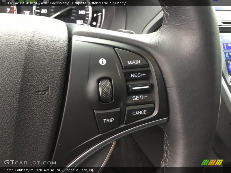 Graphite Luster Metallic / Ebony 2016 Acura MDX SH-AWD Technology