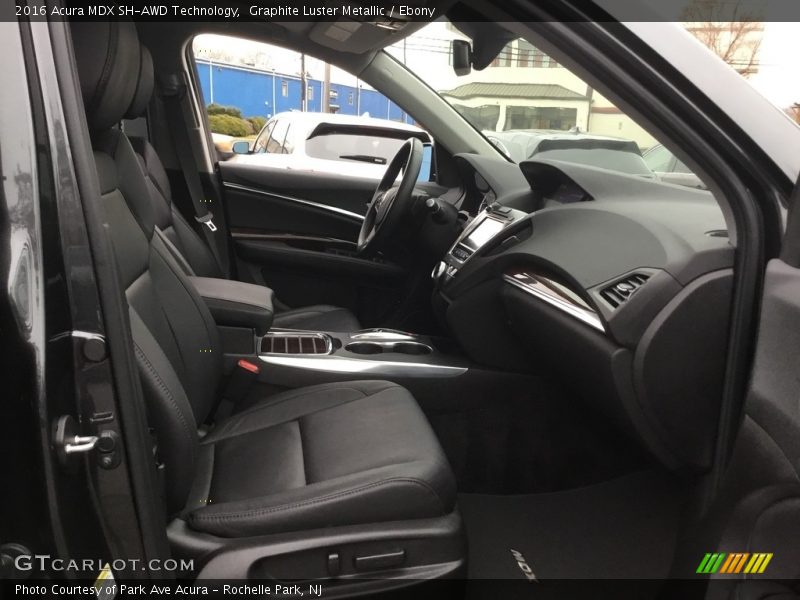 Graphite Luster Metallic / Ebony 2016 Acura MDX SH-AWD Technology