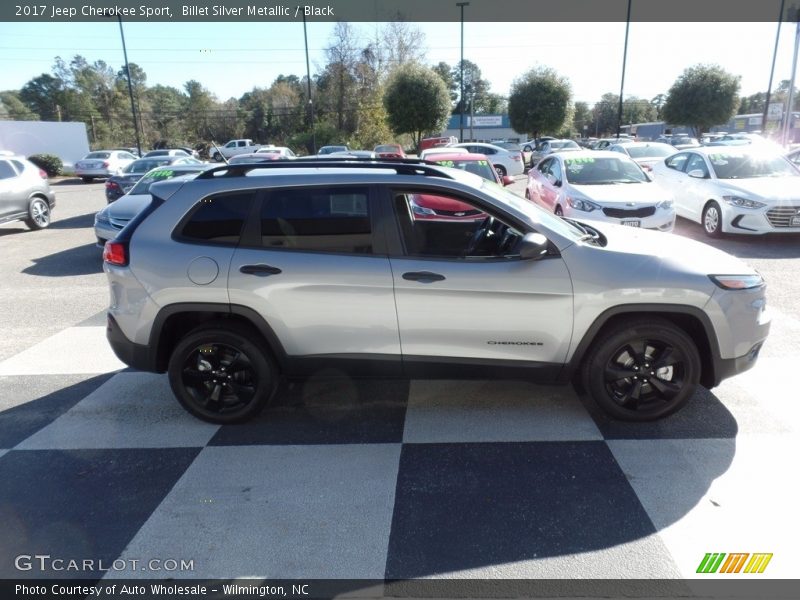 Billet Silver Metallic / Black 2017 Jeep Cherokee Sport