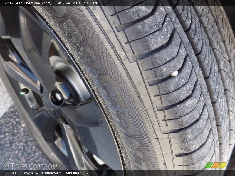 Billet Silver Metallic / Black 2017 Jeep Cherokee Sport