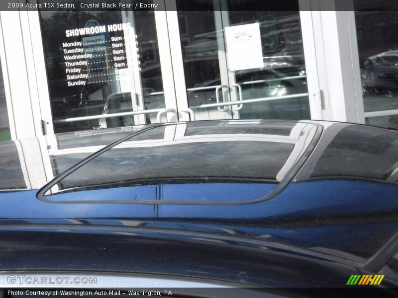 Crystal Black Pearl / Ebony 2009 Acura TSX Sedan