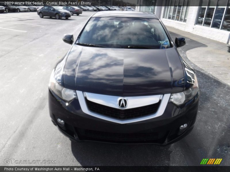 Crystal Black Pearl / Ebony 2009 Acura TSX Sedan