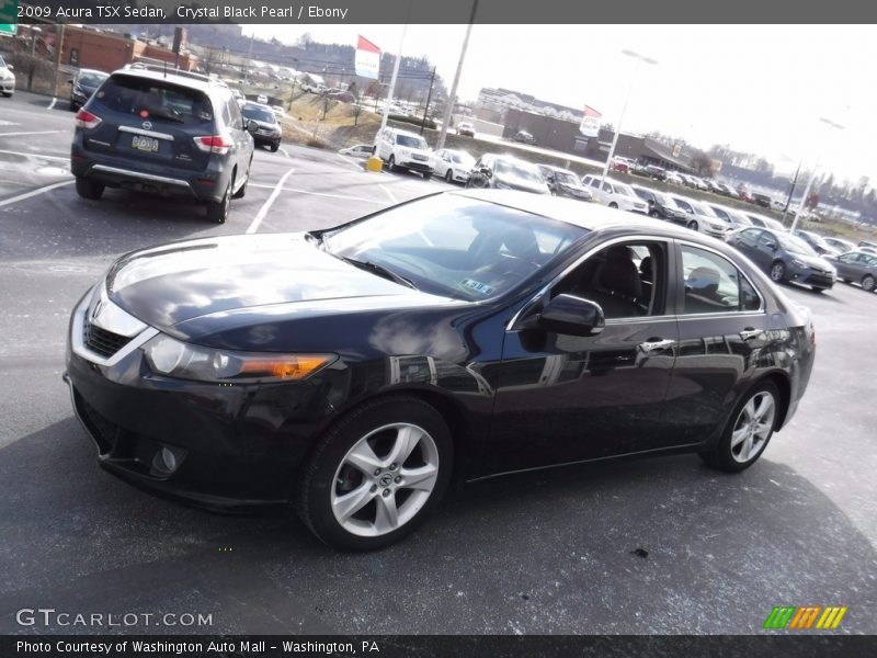 Crystal Black Pearl / Ebony 2009 Acura TSX Sedan