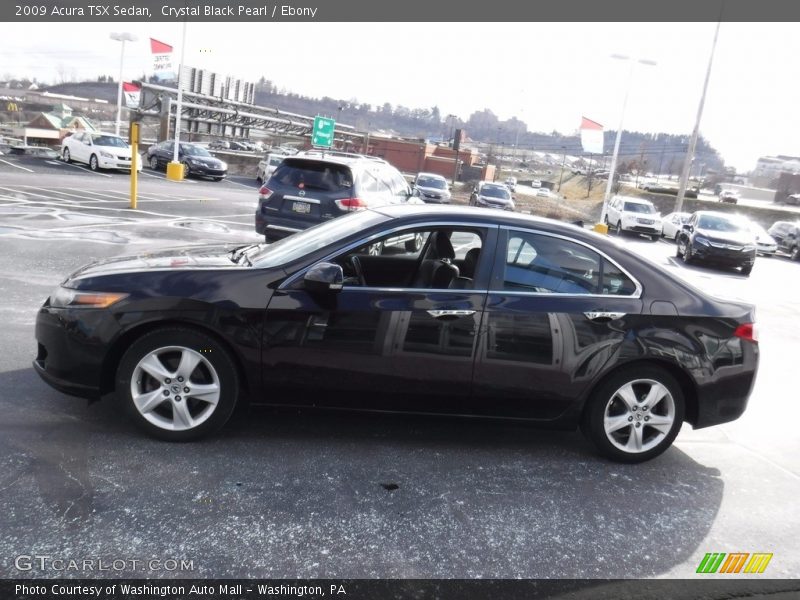 Crystal Black Pearl / Ebony 2009 Acura TSX Sedan