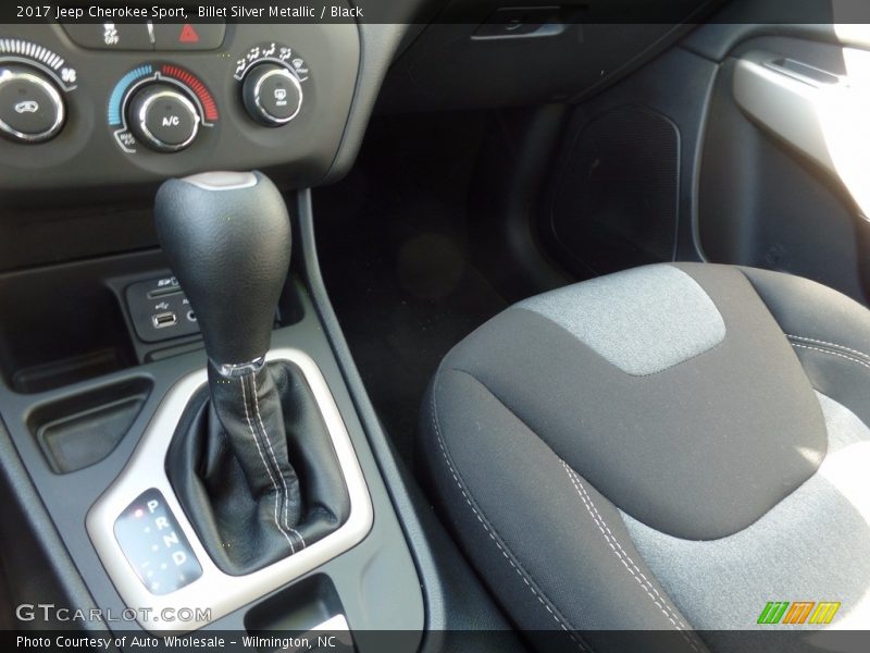 Billet Silver Metallic / Black 2017 Jeep Cherokee Sport