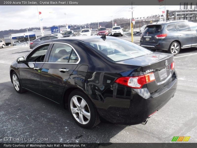 Crystal Black Pearl / Ebony 2009 Acura TSX Sedan