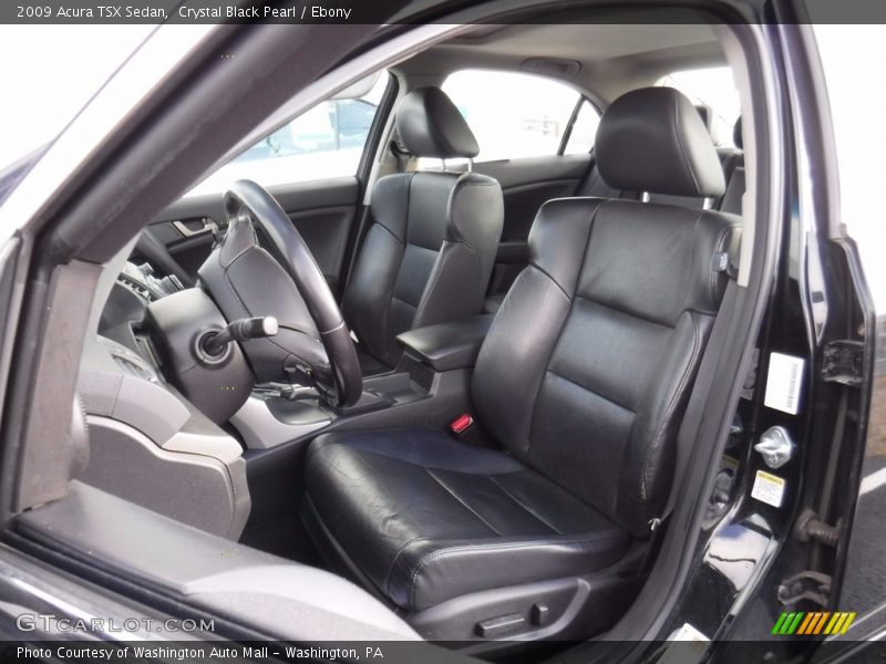 Crystal Black Pearl / Ebony 2009 Acura TSX Sedan