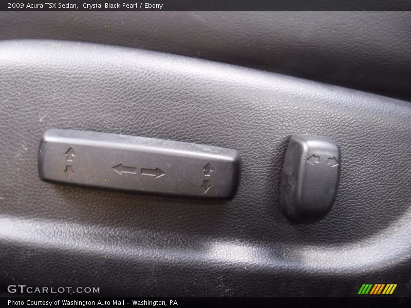 Crystal Black Pearl / Ebony 2009 Acura TSX Sedan