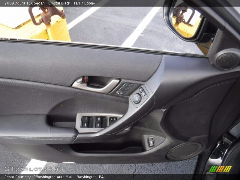 Crystal Black Pearl / Ebony 2009 Acura TSX Sedan