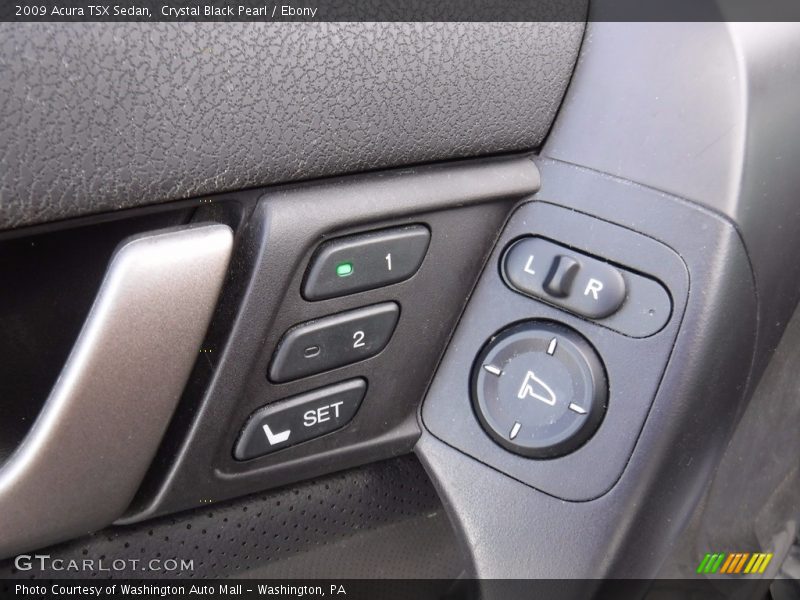 Crystal Black Pearl / Ebony 2009 Acura TSX Sedan