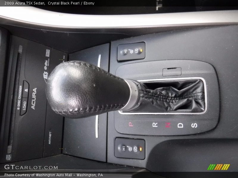 Crystal Black Pearl / Ebony 2009 Acura TSX Sedan