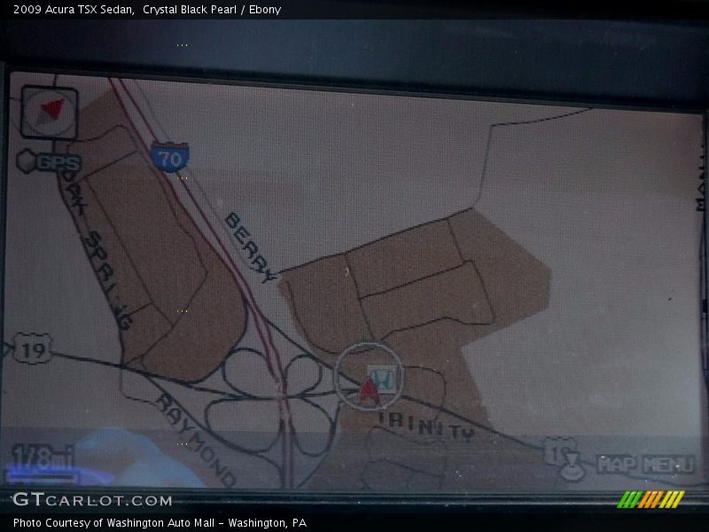 Crystal Black Pearl / Ebony 2009 Acura TSX Sedan
