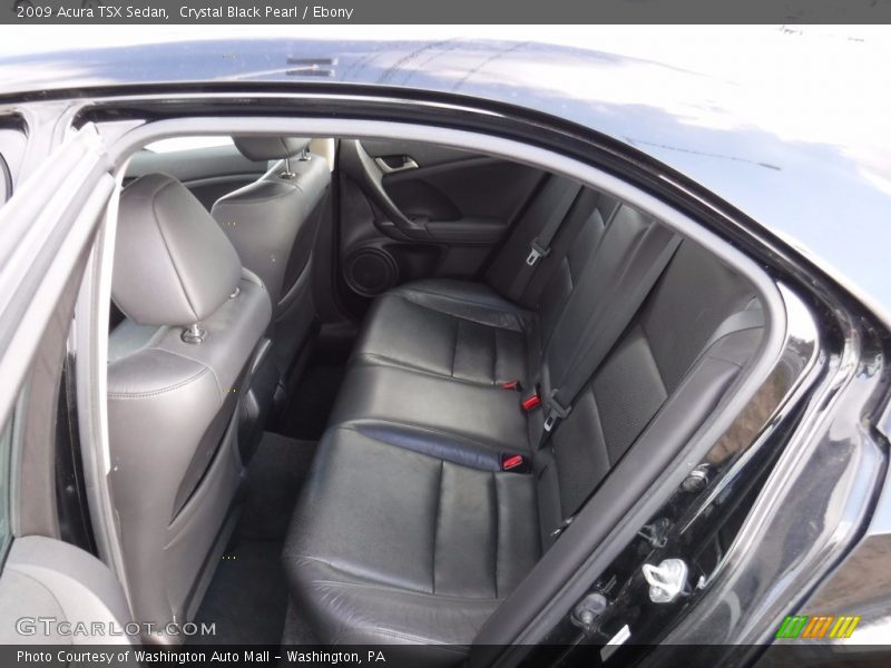 Crystal Black Pearl / Ebony 2009 Acura TSX Sedan