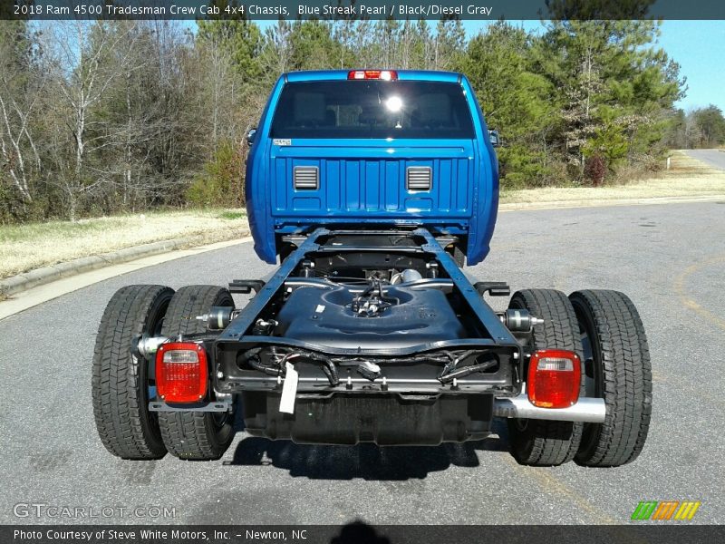 Blue Streak Pearl / Black/Diesel Gray 2018 Ram 4500 Tradesman Crew Cab 4x4 Chassis