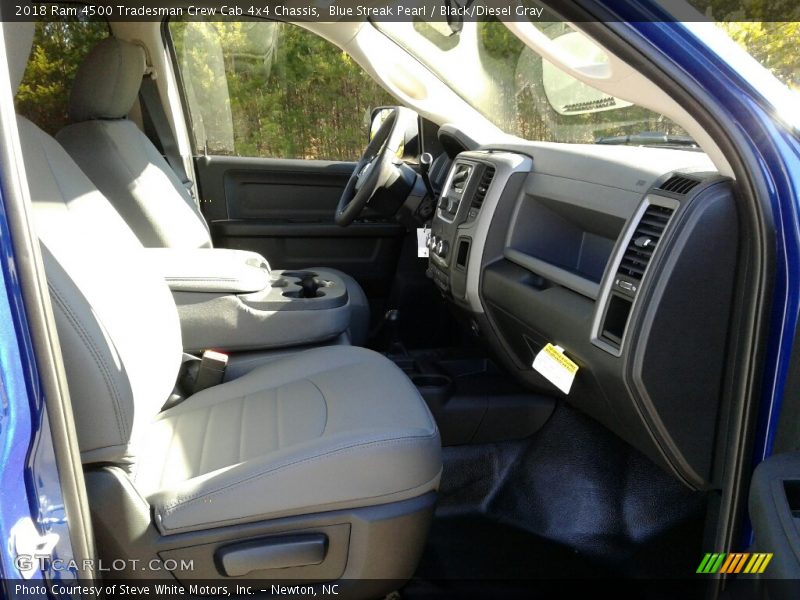 Blue Streak Pearl / Black/Diesel Gray 2018 Ram 4500 Tradesman Crew Cab 4x4 Chassis
