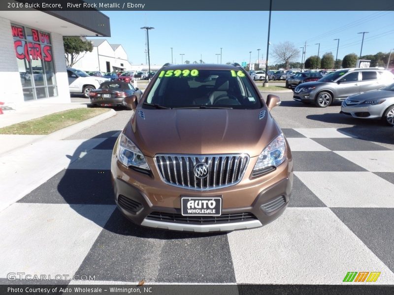 River Rock Metallic / Ebony 2016 Buick Encore